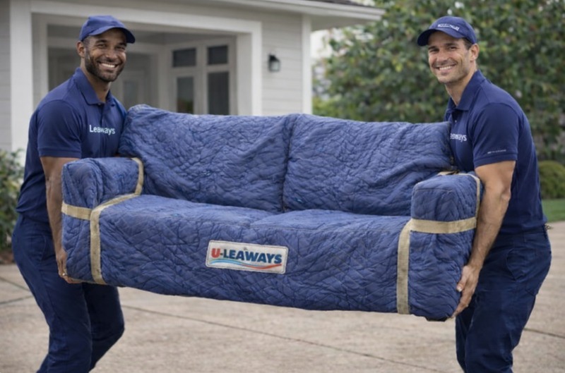Leaways crew moving a sofa