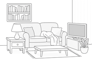 Sofa and living room furniture moving service